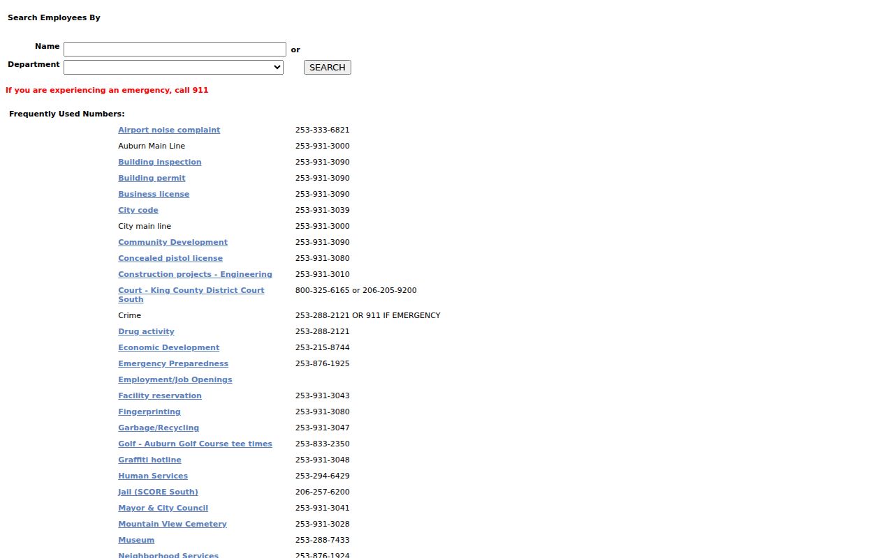 Auburn people directories city staff contact search